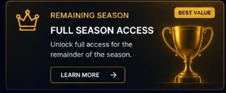 Full Season Access — Best Value